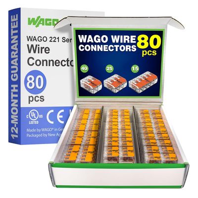WAGO 221 lever-nut connectors