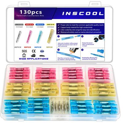 Waterproof heat shrink butt connectors