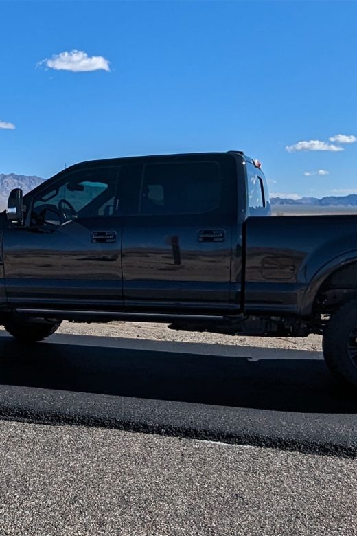 Ford F250 Tremor in the Mojave desert